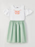 LC Waikiki Crew Neck Short Sleeve Girl Dress